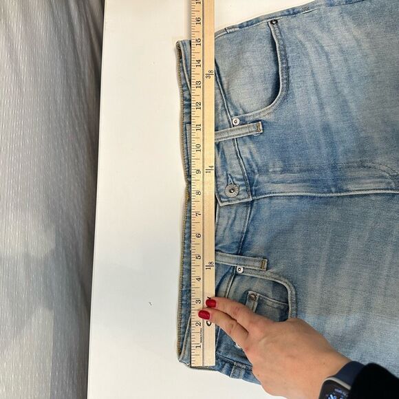 AG Adriano Goldschmied Jeans Women's 31 Etta High Waist Wide Leg Crop Rave Boho - Picture 6 of 15